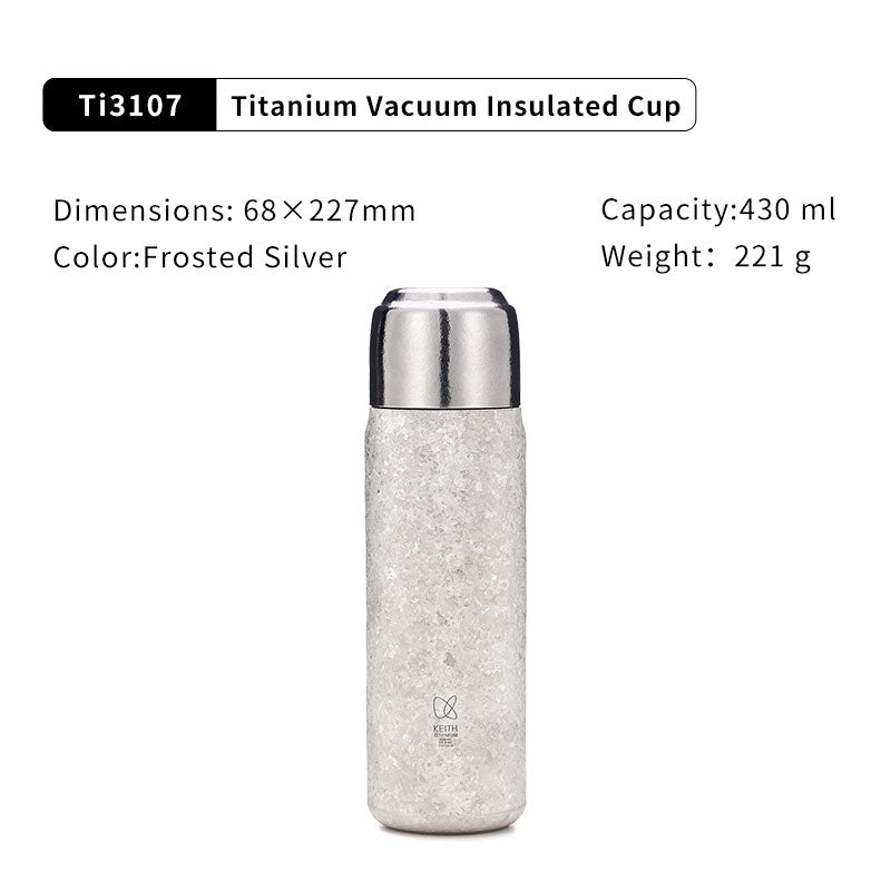 Bouteille isotherme en titane Ti3107